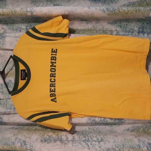Abercrombie & Fitch Shirts Abercrombie Yellow And Green Vintage Y2k